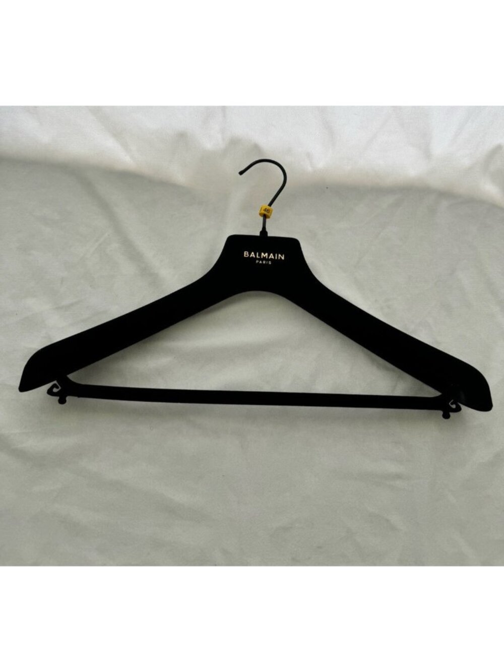 Balmain Slim Clothes Hanger  Black Logo On The Front